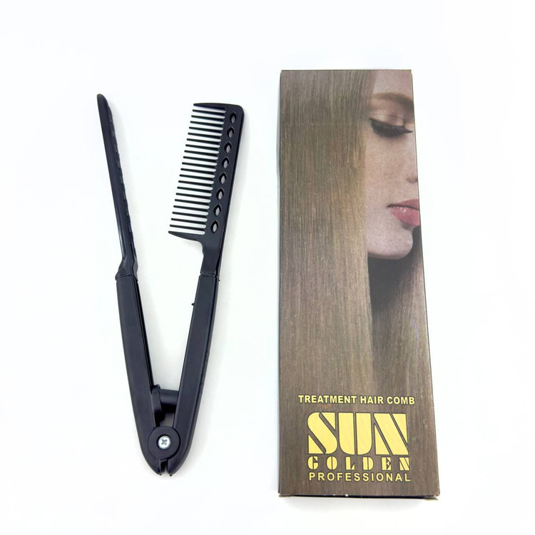 شانه کراتین نسوز کربن پلاستیکی سان گلدن sungolden
