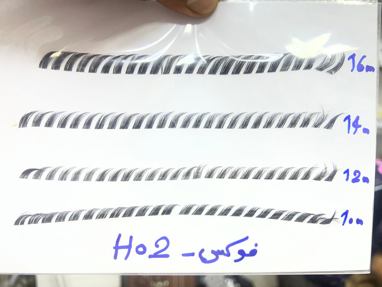 مژه ریسه ای فاکس (H02) بسته ۵۰ عددی